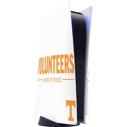 University of Tennessee-Knoxville Volunteers Text PS5 Console Skin